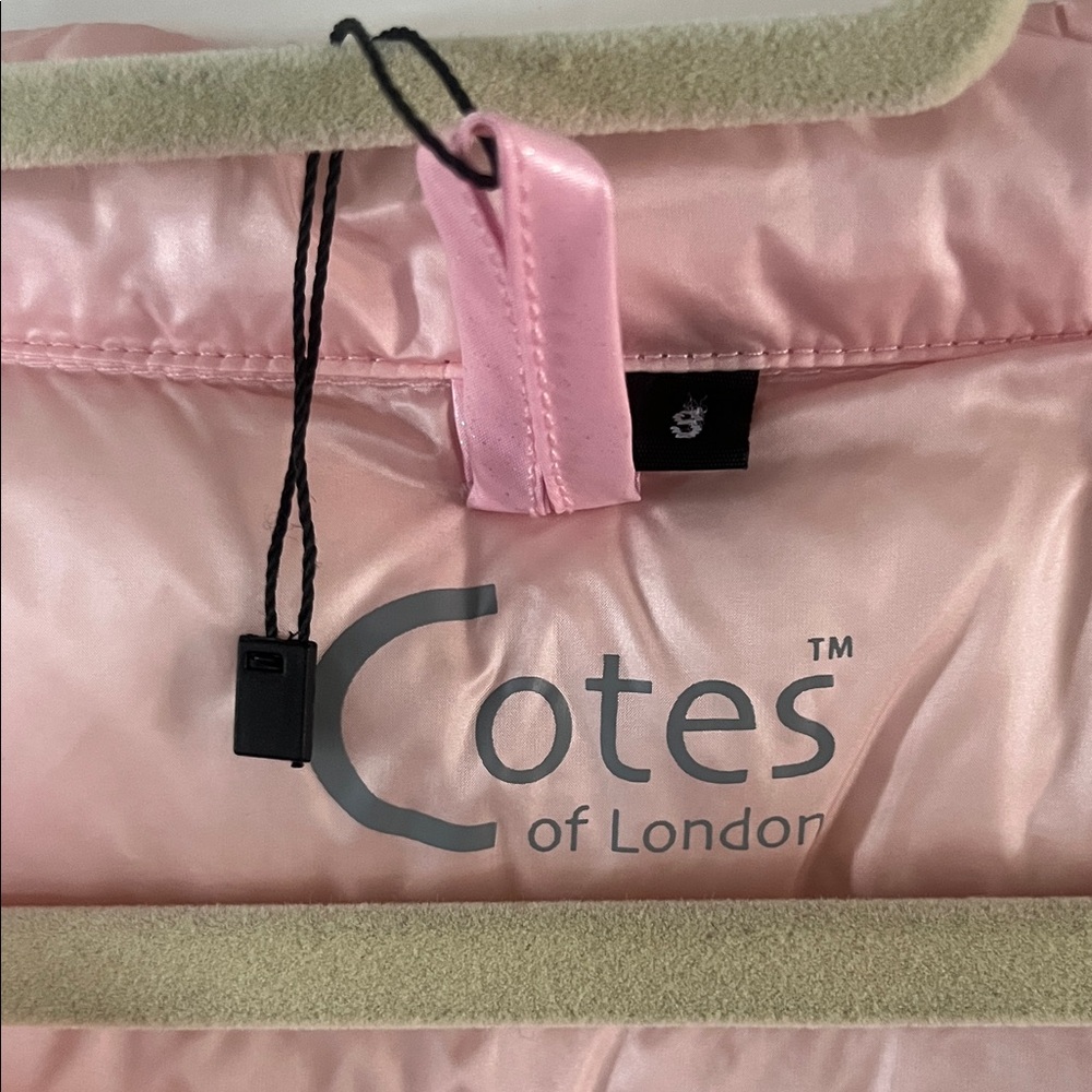 Pink Quilted Short Sleeve Jacket - Picture 2 of 5